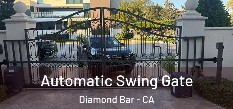 Automatic Swing Gate Diamond Bar - CA