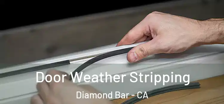 Door Weather Stripping Diamond Bar - CA